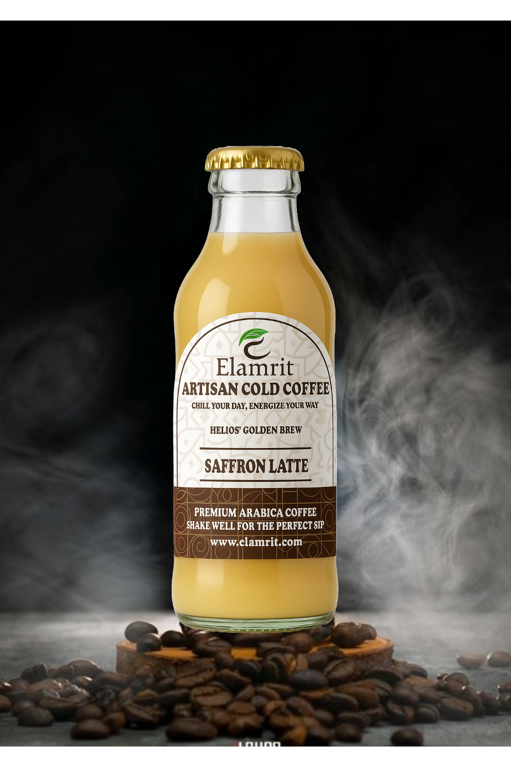 Iced Saffron Latte