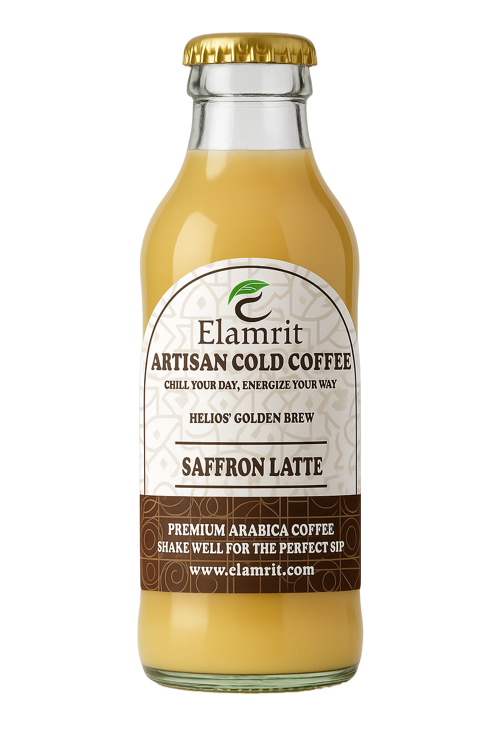 Iced Saffron Latte