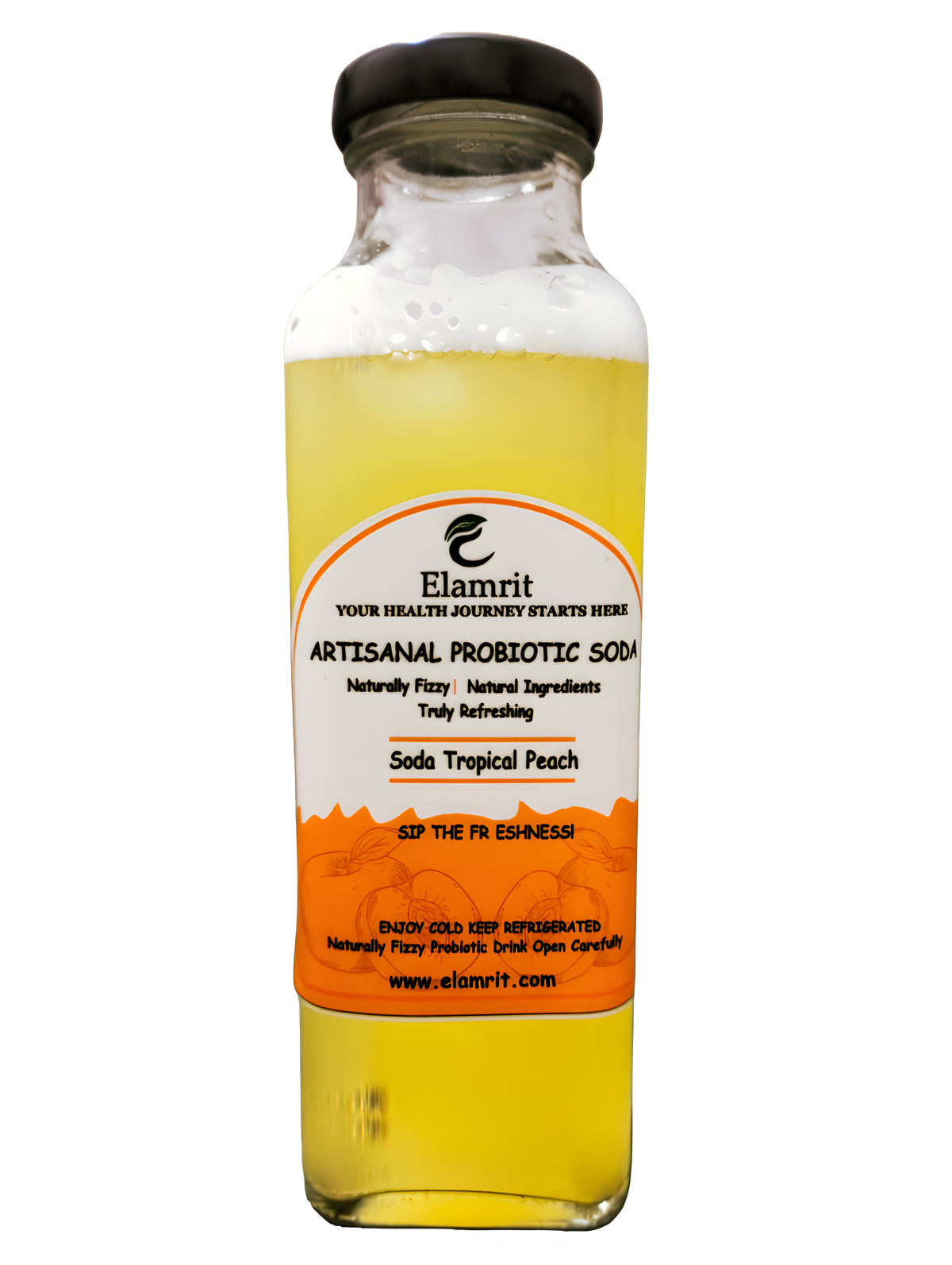 Artisanal Peach Tropical Soda