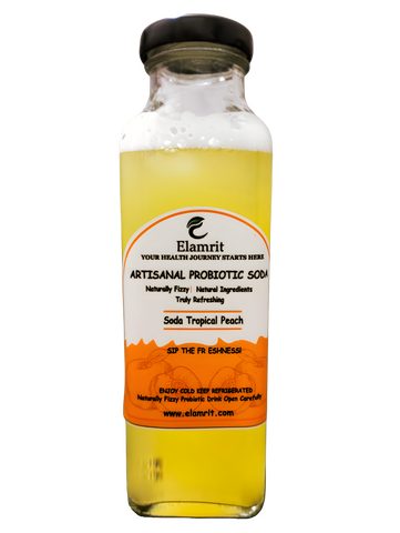 Artisanal Peach Tropical Soda
